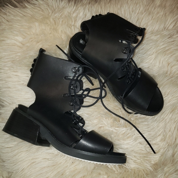 Rudsak Women's gladiator leather sandals Lace Up 41 - Picture 2 of 6